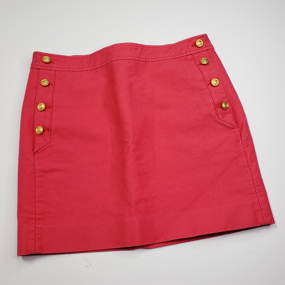 JCrew Sailor Postage Stamp Skirt